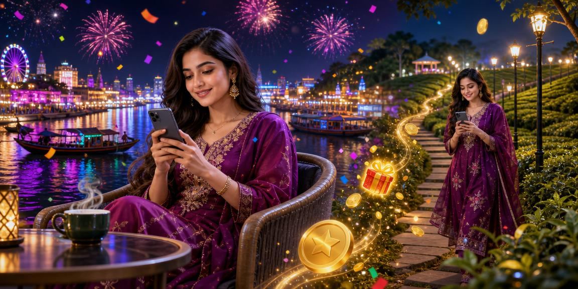 বরিশালের চা বাগানে রামি খেলে পুরস্কার পয়েন্ট উপার্জন করছেন একজন সদস্য