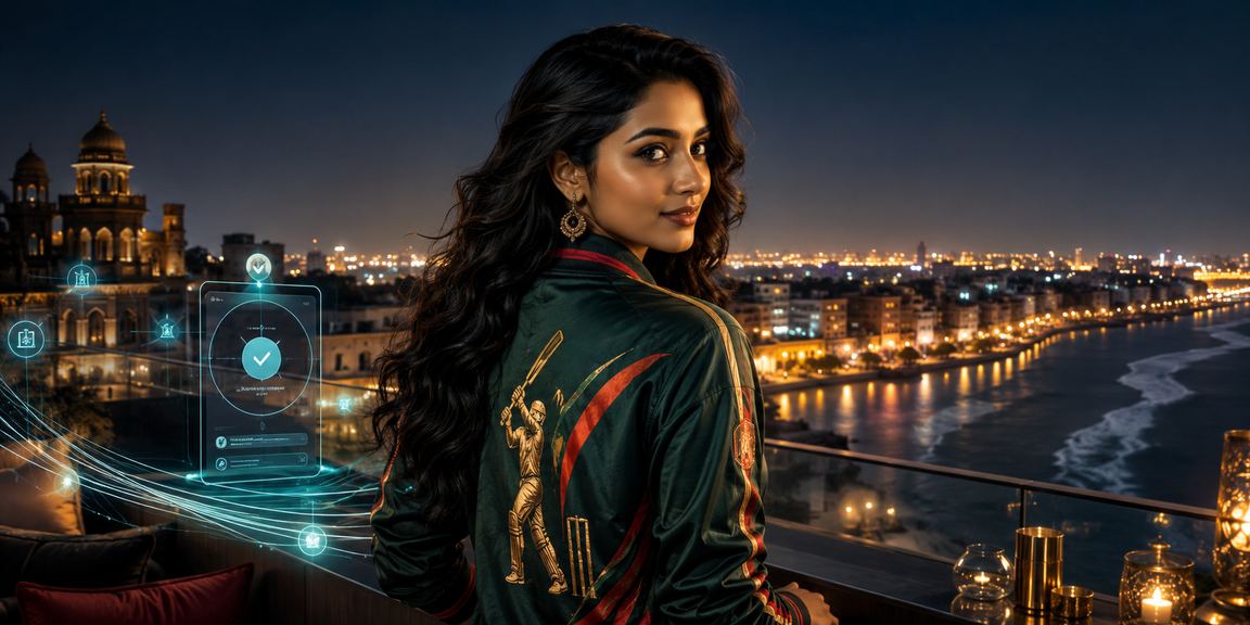 বগুড়ায় সমুদ্রতীরে ক্রিকেট বেটিং প্রোমোশন উপভোগ করছেন একজন খেলোয়াড়